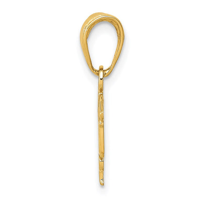 14K Gelbgold Lpn Symbol Anhänger