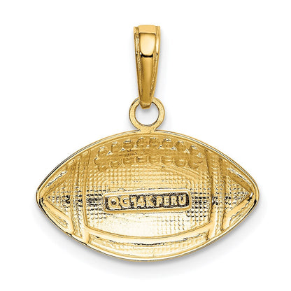 14K Gelbgold Football Charm