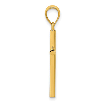 14K Gelbgold Kreuz-Anhänger
