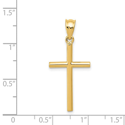 14K Gelbgold Kreuz-Anhänger