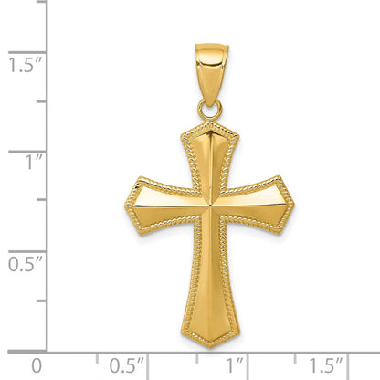 14K Gelbgold Passion-Kreuz-Anhänger