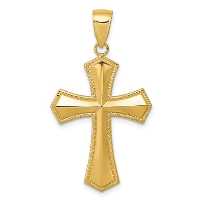 14K Gelbgold Passion-Kreuz-Anhänger