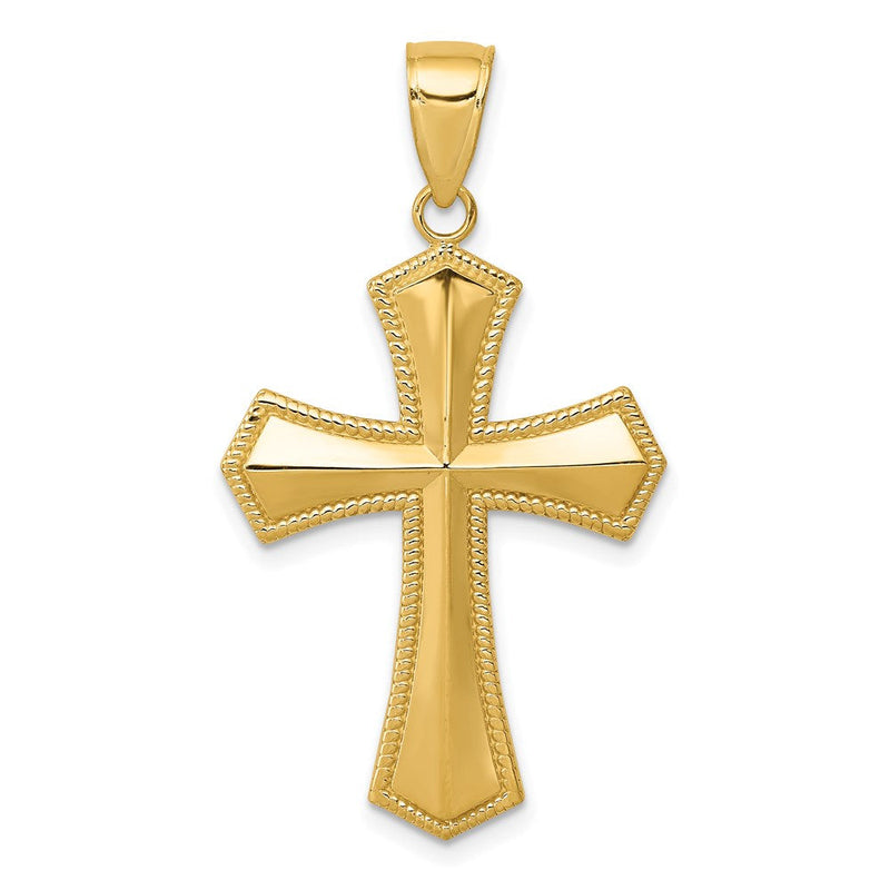 14K Gelbgold Passion-Kreuz-Anhänger
