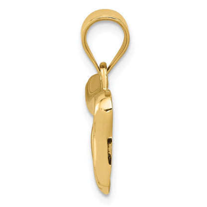 14K Gelbgold Chai Charm