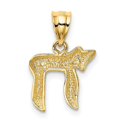 14K Gelbgold Chai Charm