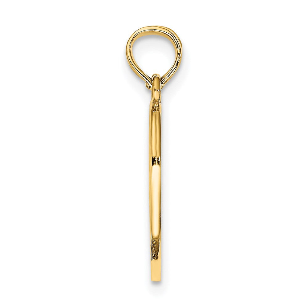14 Karat Gelbgold "KEEP WATCH BETWEEN" Trennbarer Herz-Charm