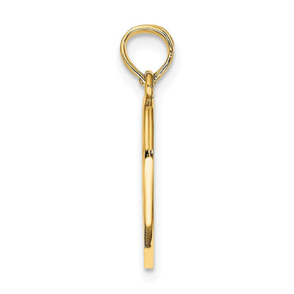 14 Karat Gelbgold "KEEP WATCH BETWEEN" Trennbarer Herz-Charm