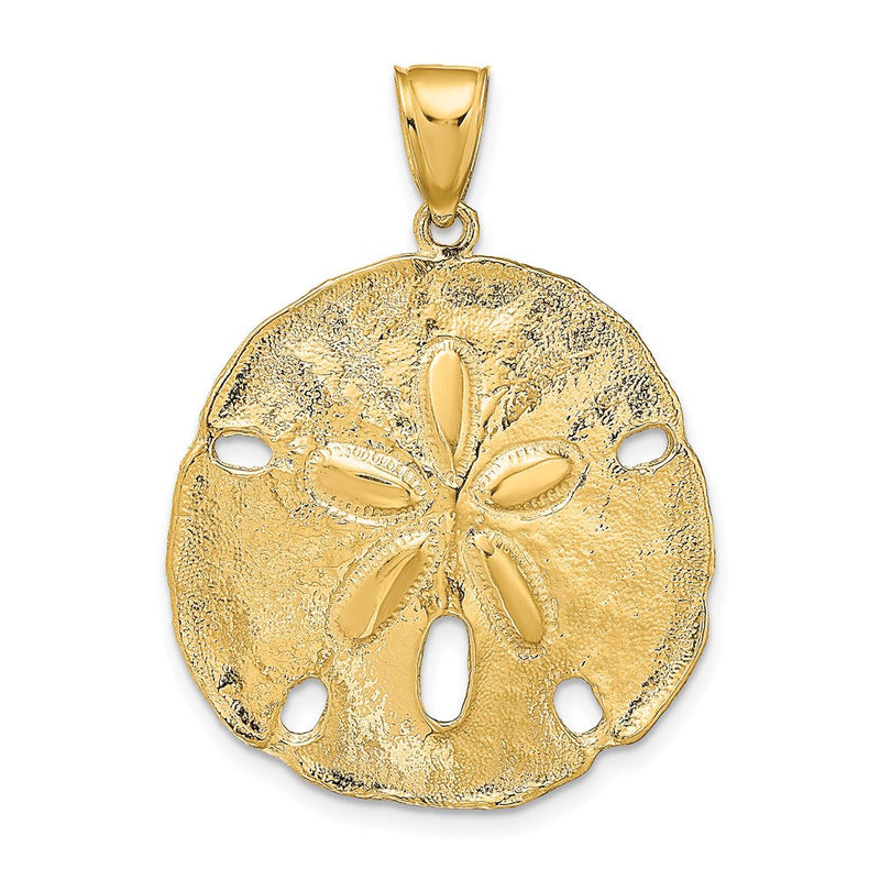 Sanddollar-Anhänger aus 14K Gelbgold