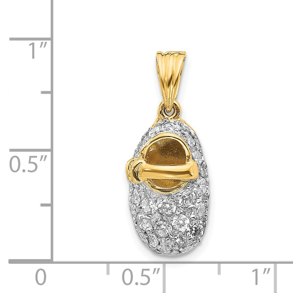 14K Gelbgold Saphir und Diamant Ring