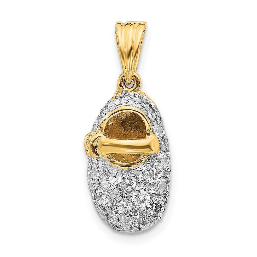 14K Gelbgold Saphir und Diamant Ring