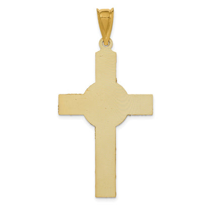 14K Gelb- & Rhodiumgold mit Rosé- und Weiß-Rhodium Iona Kruzifix-Kreuz-Anhänger