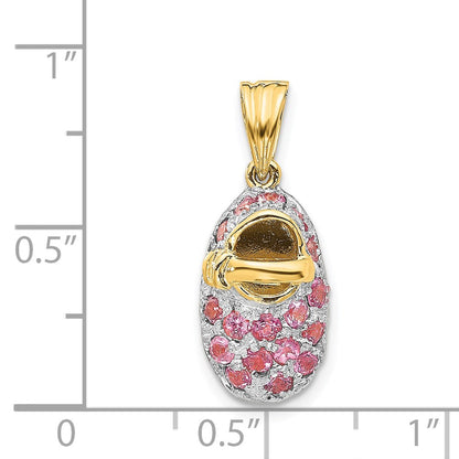 14K Gelb- & Rhodiumgold & Rh