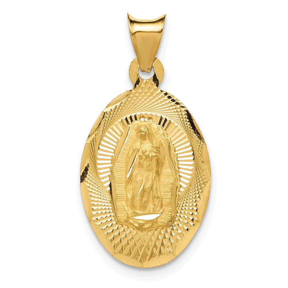 14K Gelbgold Our Damen Of Guadalupe Anhänger