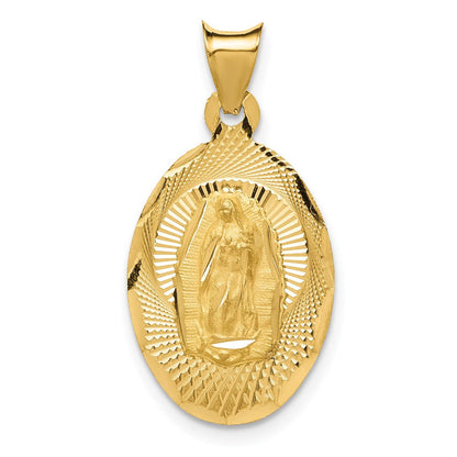 14K Gelbgold Our Damen Of Guadalupe Anhänger