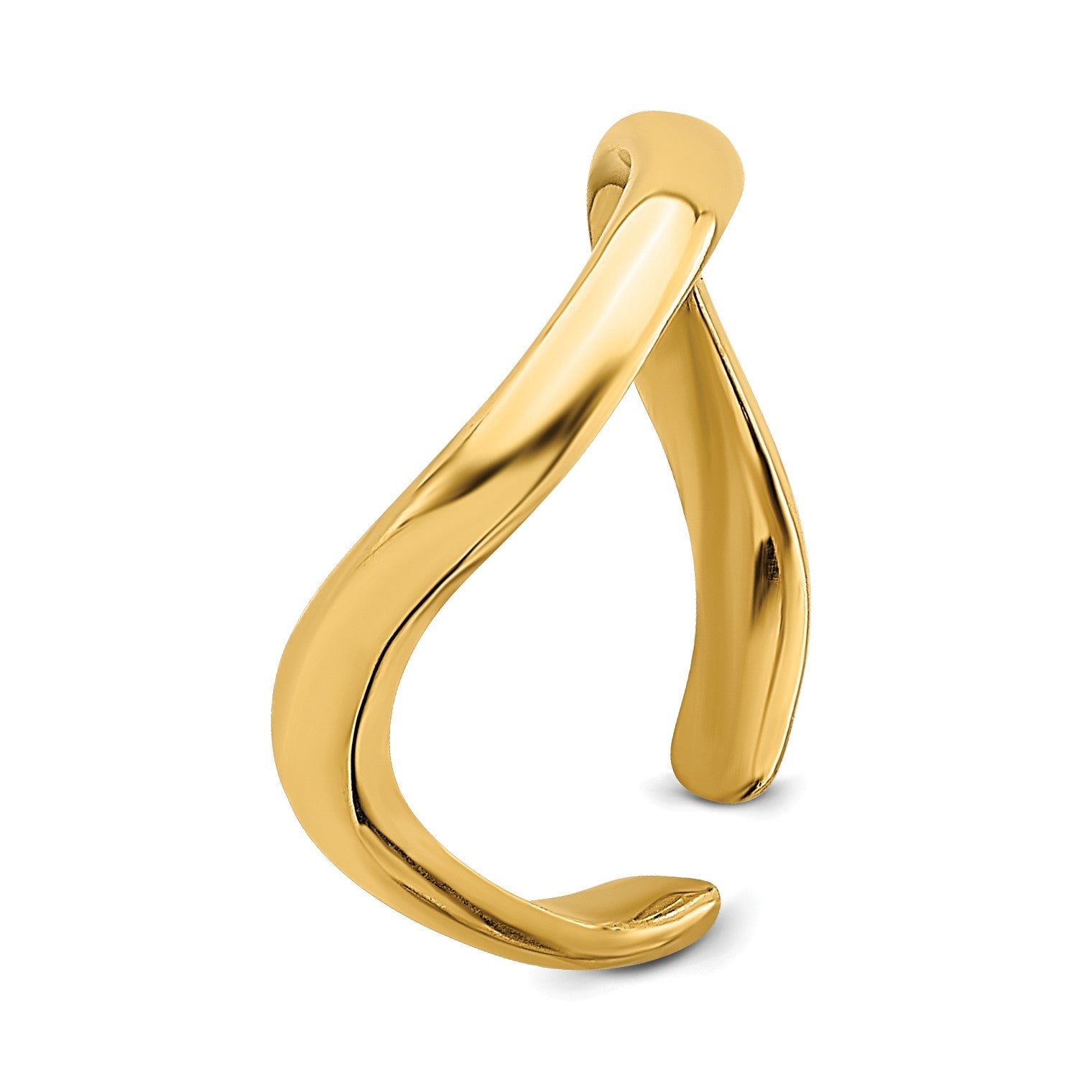 14K Gelbgold Poliert Zehenring