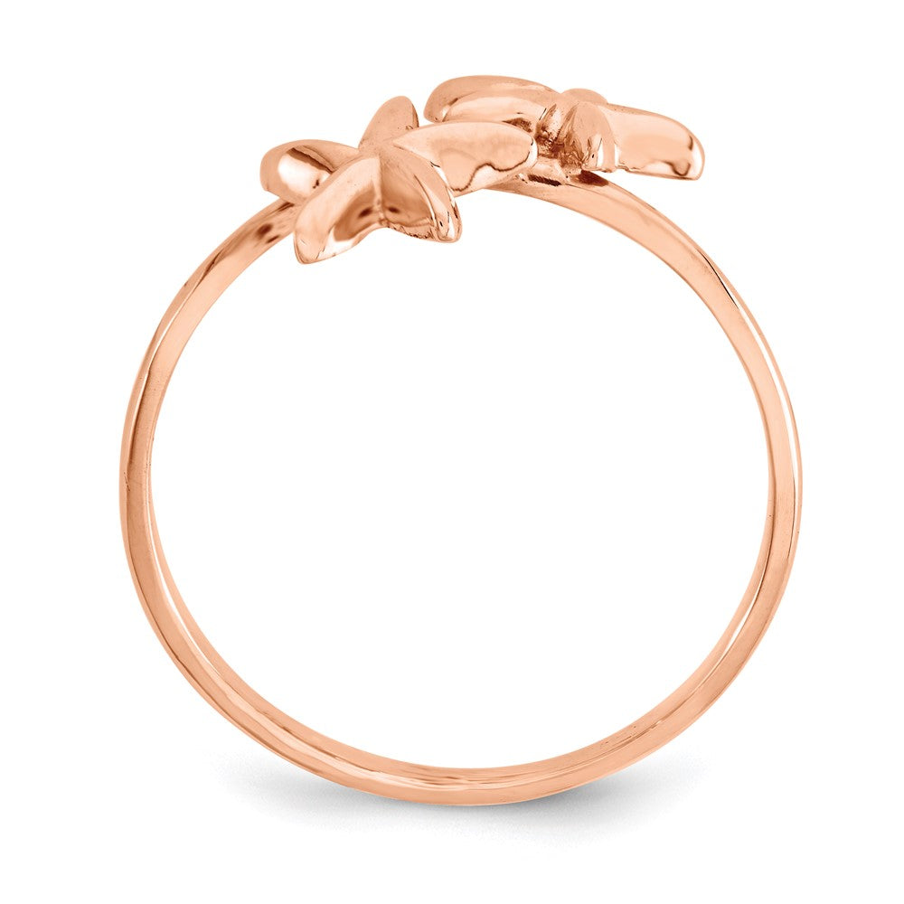 14K Roségold Seestern-Ring
