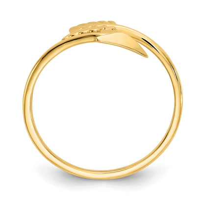 14K Gelbgold Poliert Pfeil-Ring