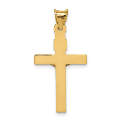 14K Bicolor Kruzifix Anhänger