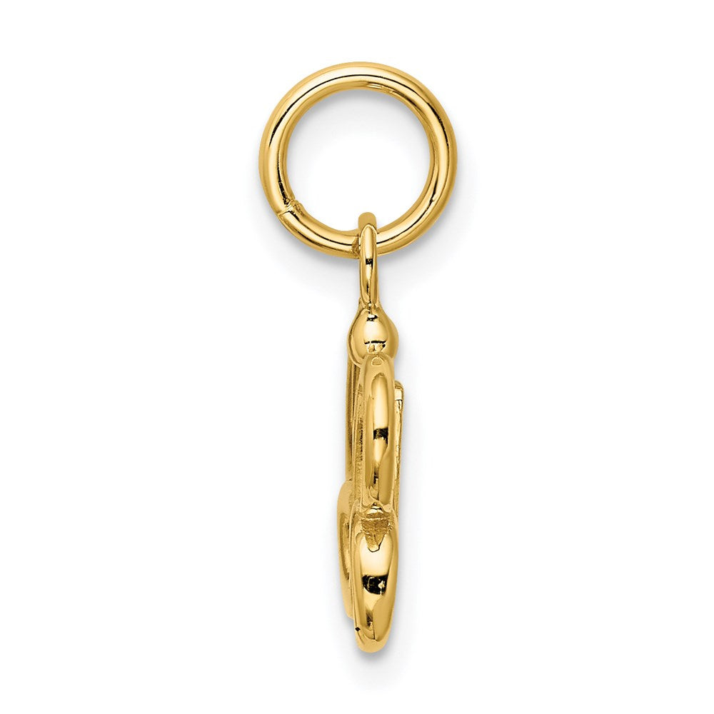 14K Gelbgold Schmetterling Anhänger