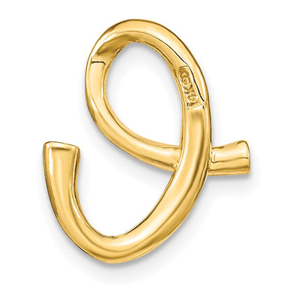14K Gelbgold Poliert Buchstabe E Initiale Anhänger