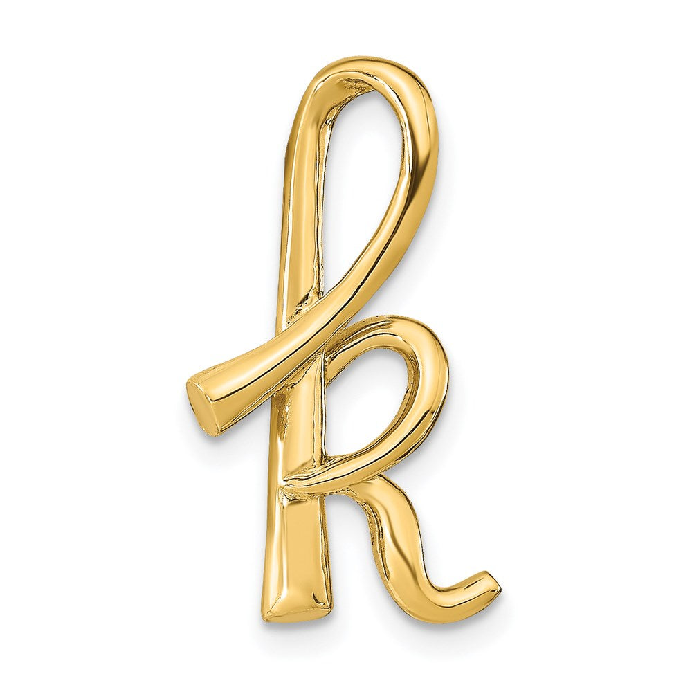 14K Gelbgold Poliert Buchstabe K Initiale Anhänger