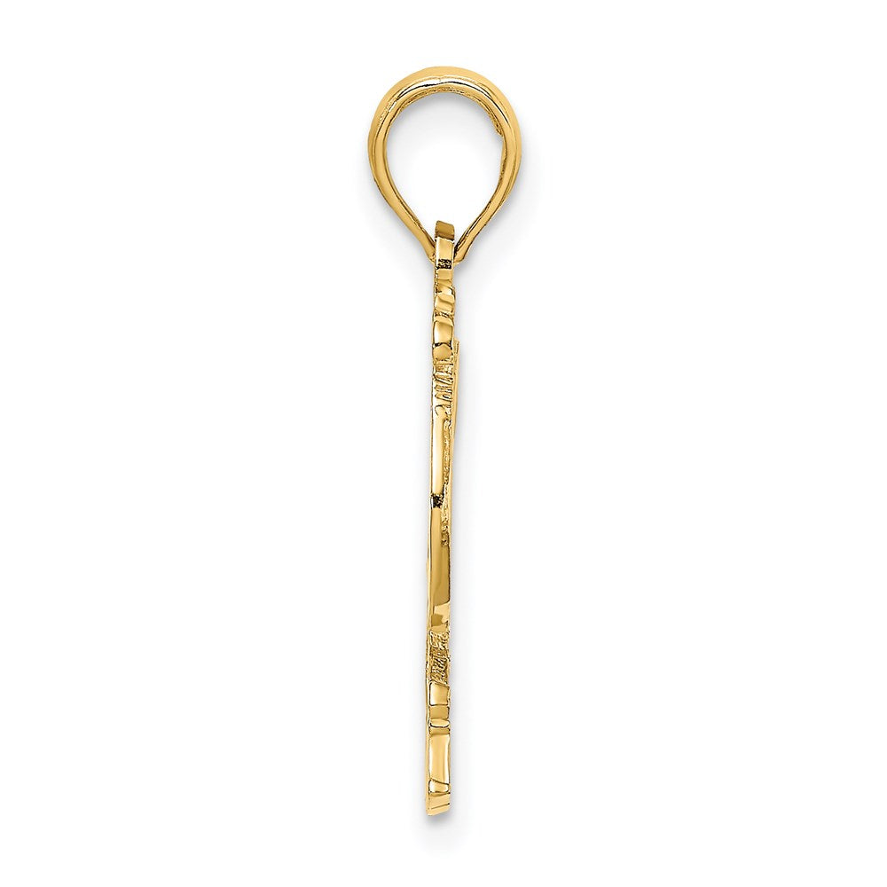 14K Gelbgold Kauai Rooster Charm