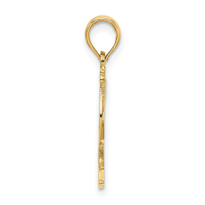14K Gelbgold Kauai Rooster Charm