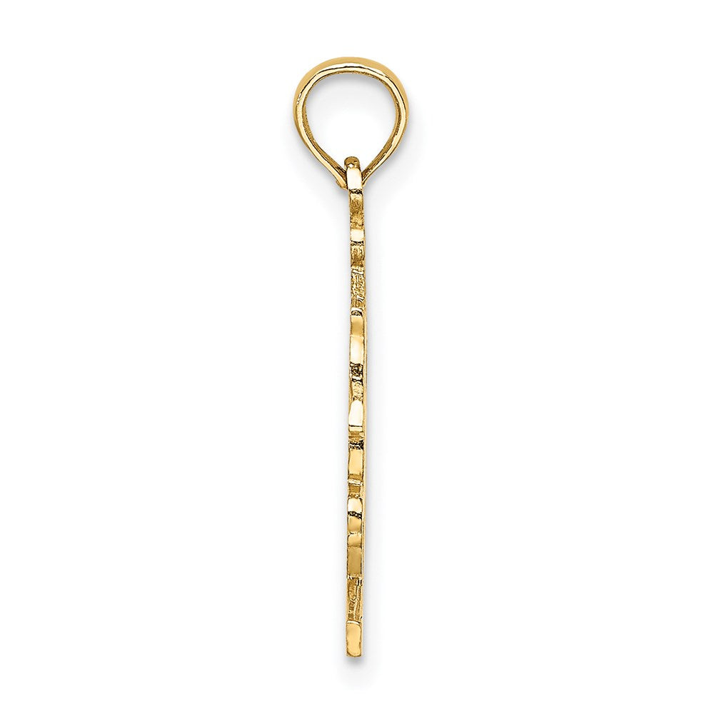 14K Gelbgold Carousel Pferd Charm
