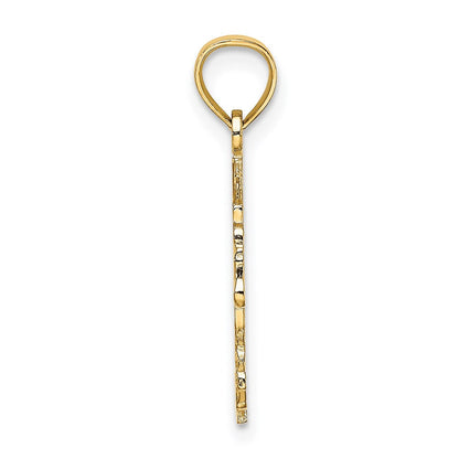 14K Gelbgold Carousel Pferd Charm