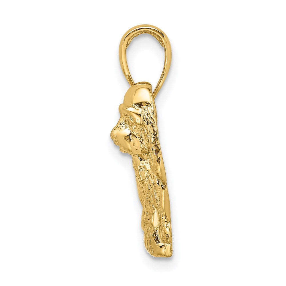 14K Gelbgold Cocker-Spaniel-Hund-Charm