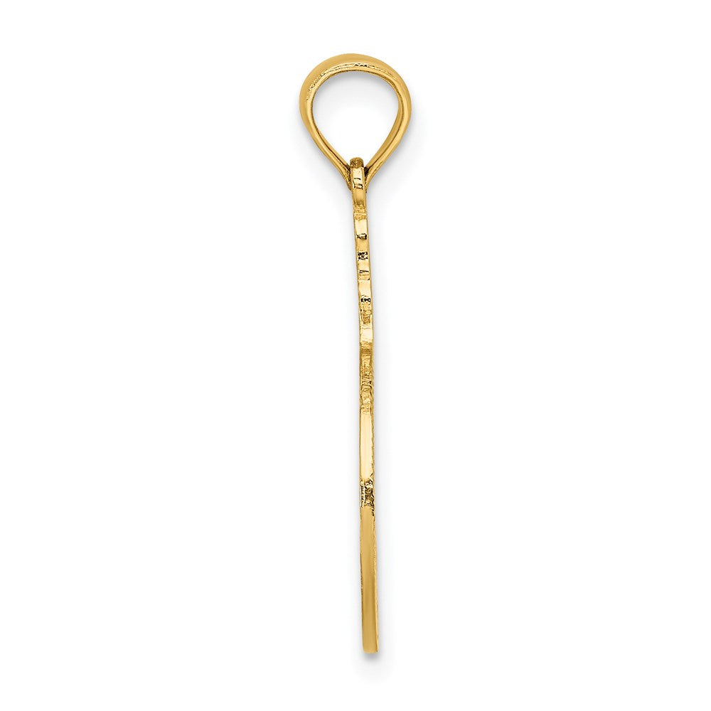 14K Gelbgold Flamingos in Kreis Charm