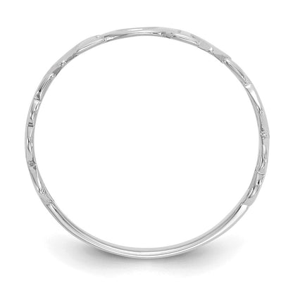 14K Weißgold Ring „Mama-Herz“