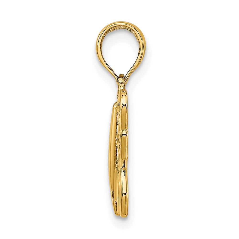 14K Gelbgold Filigran Schmetterling Charm