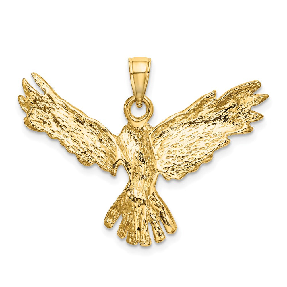 14K Gelbgold Fliegender-Adler-Charm