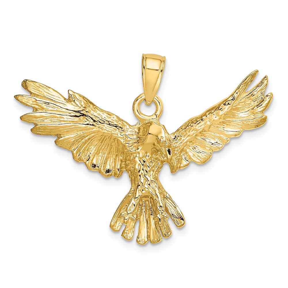 14K Gelbgold Fliegender-Adler-Charm