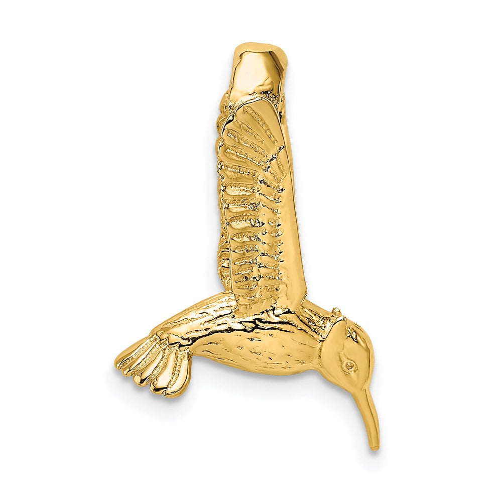 14K Gelbgold 3-D Kolibri-Charm