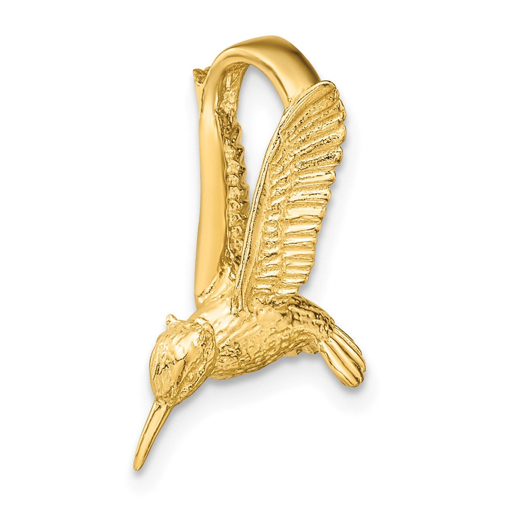 14K Gelbgold 3-D Kolibri-Charm
