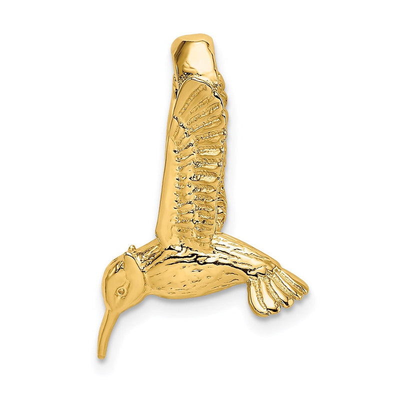 14K Gelbgold 3-D Kolibri-Charm