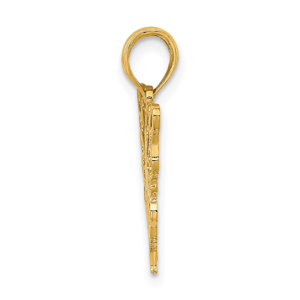 14K Gelbgold Schmetterling Charm