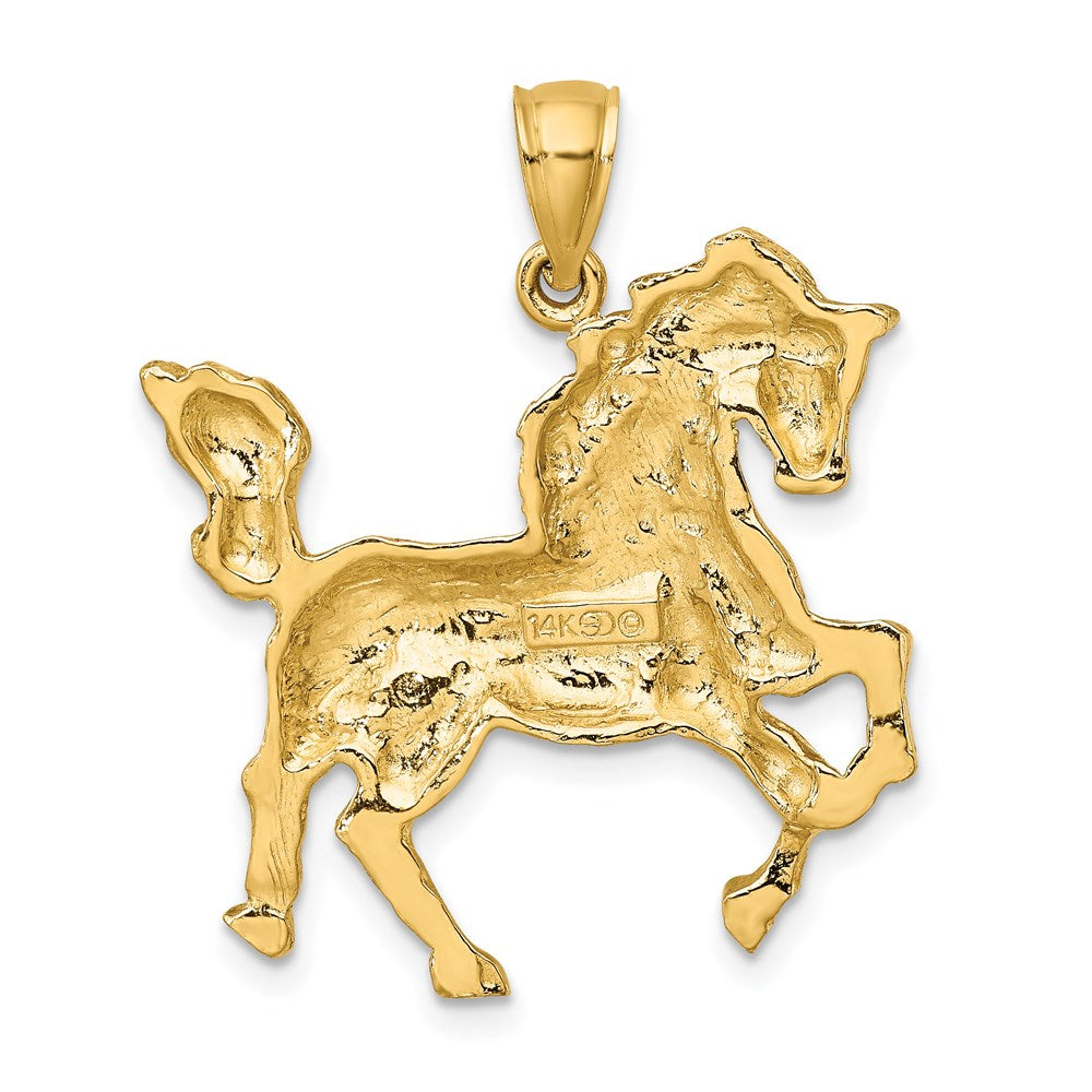 14K Gelbgold Pferd-Charm