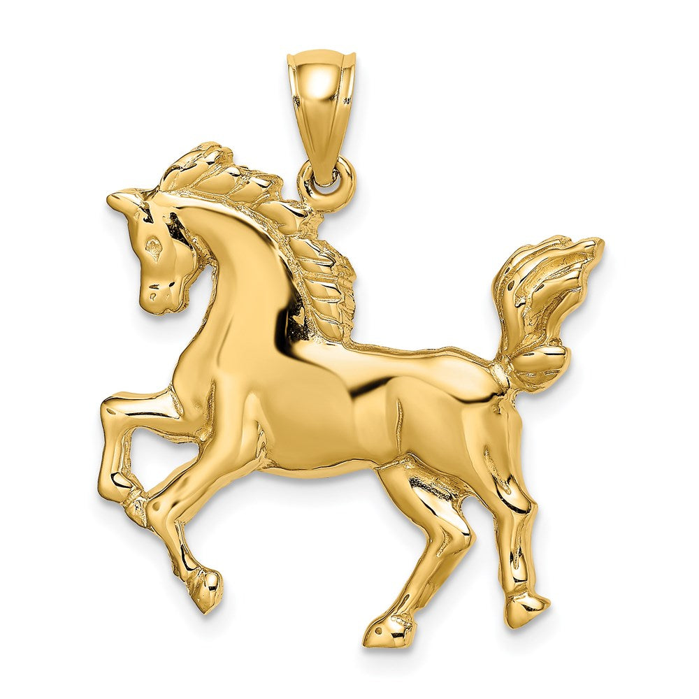 14K Gelbgold Pferd-Charm