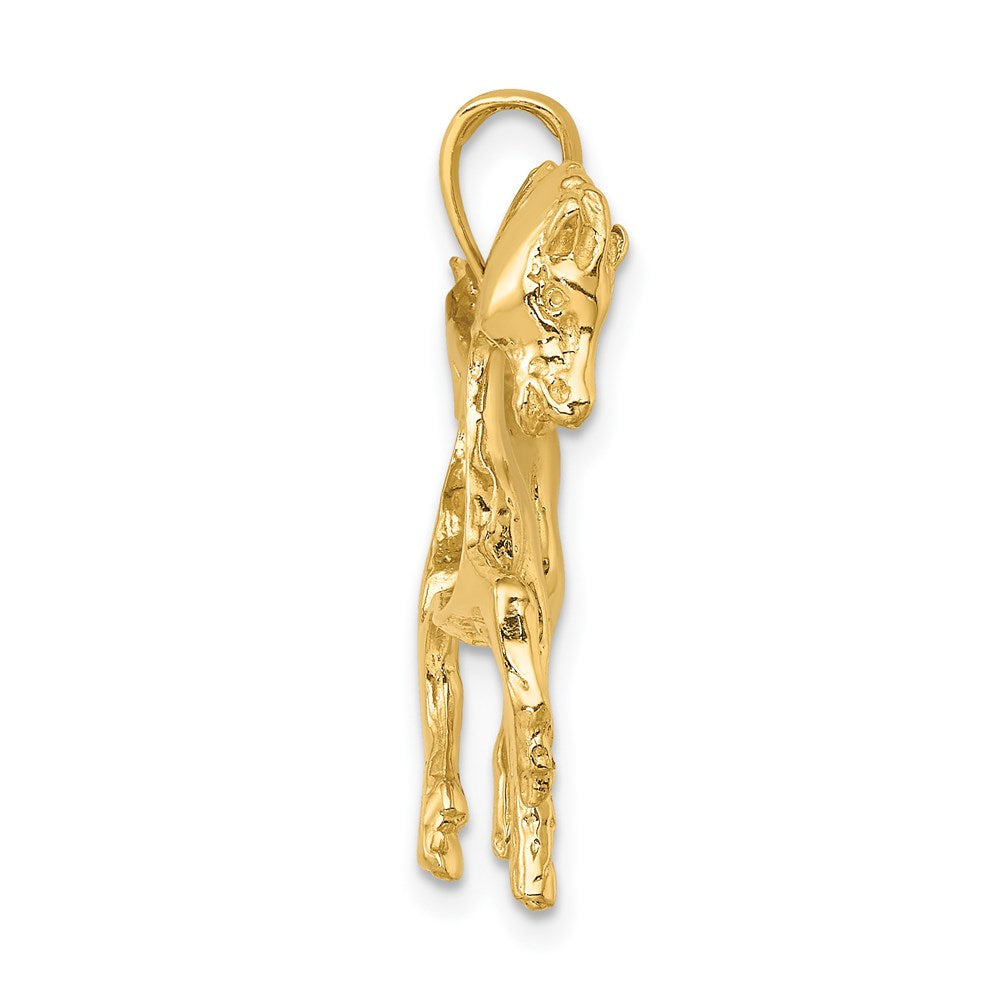14K Gelbgold Pferd-Charm