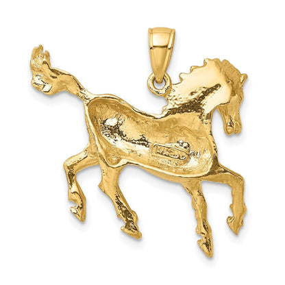 14K Gelbgold Pferd-Charm