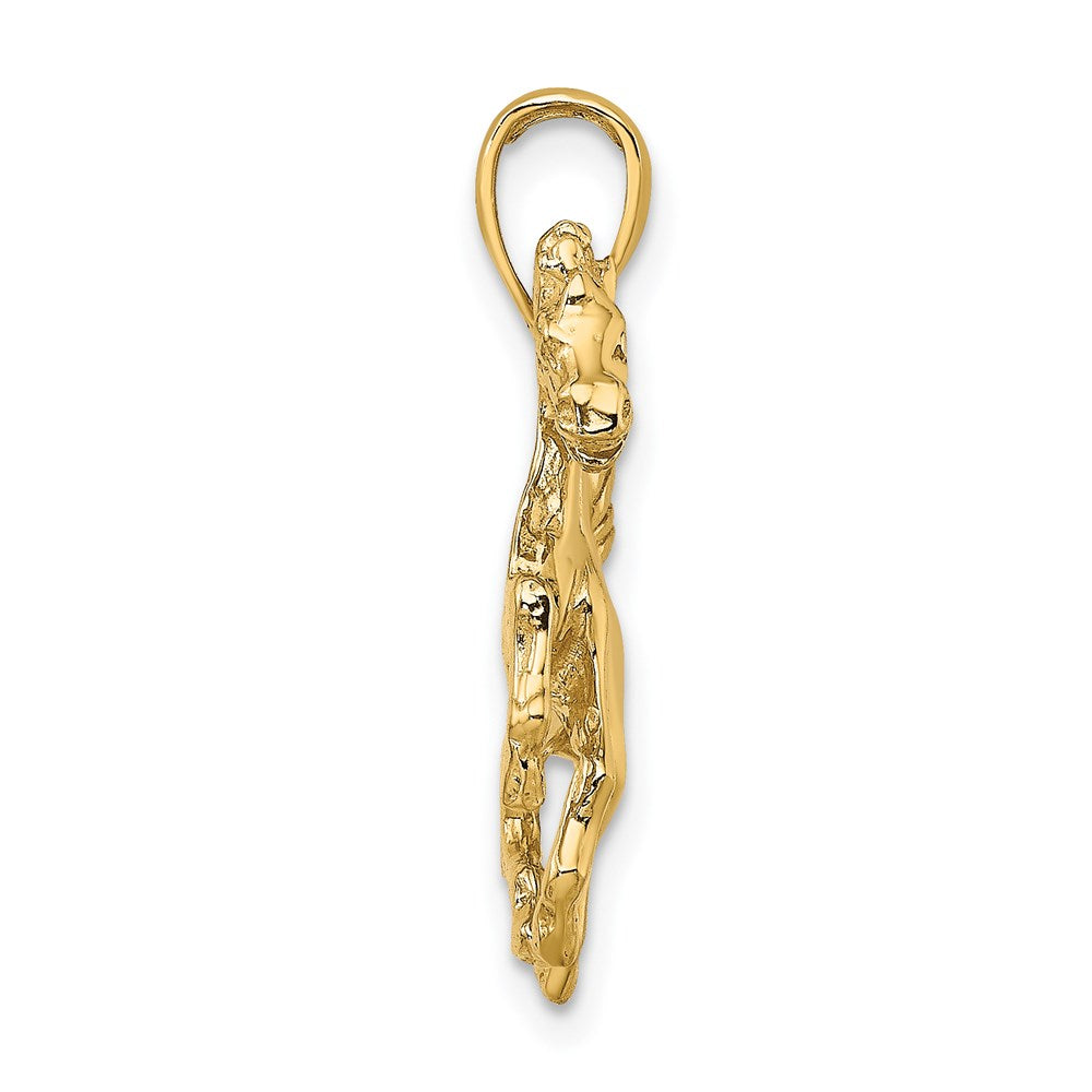 14K Gelbgold Pferd-Charm