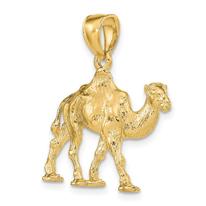 14K Gelbgold 3-D Kamel-Charm