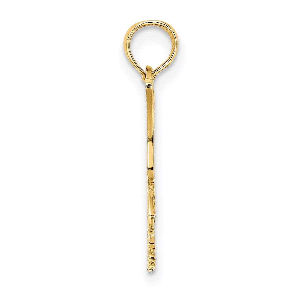 14K Gelbgold Adler Landing Charm