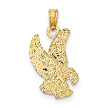 14K Gelbgold Adler Landing Charm