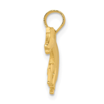 14K Gelbgold Laufendes-Pferd-Charm