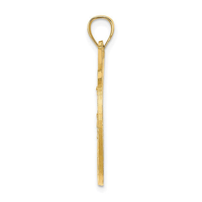 14K Gelbgold Charm „New York“-Apfel mit roter Emaille und NY-Skyline