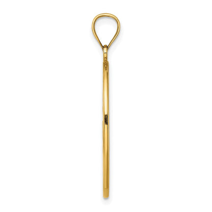 14K Gelbgold Emaille-Charm „Hummel und Blumen“